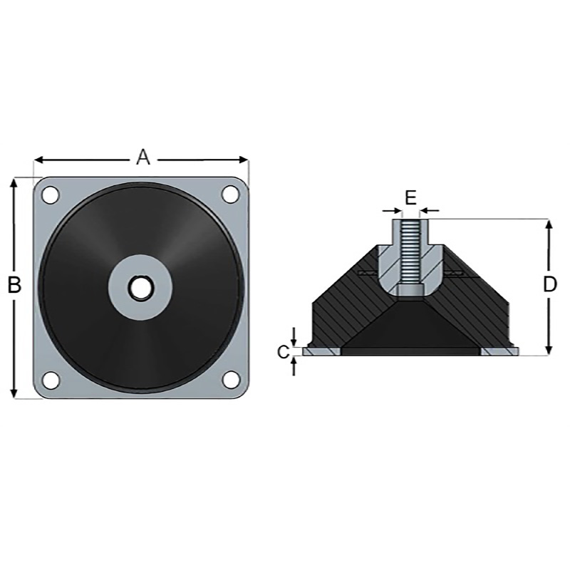 Motor Titreşim Takozu MOT-001